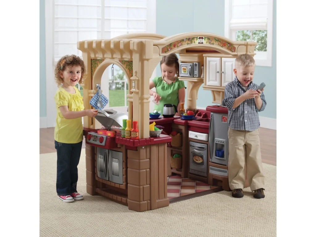 gioco per giardino casetta e cucina gran cucina reale f4