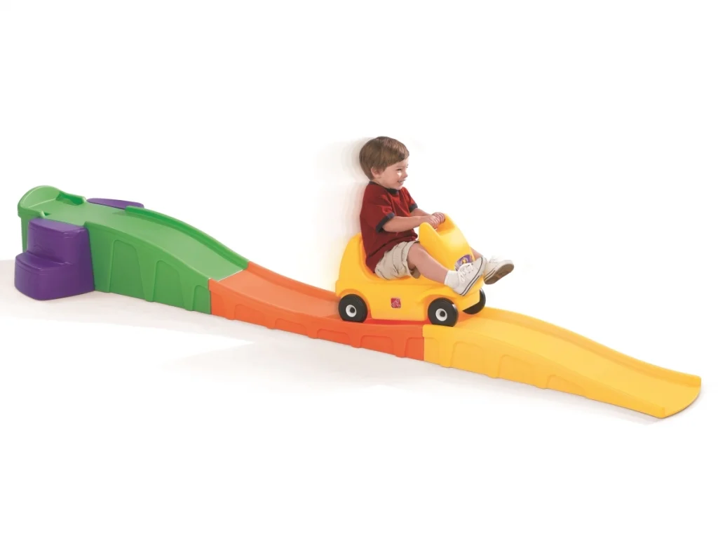gioco per giardino macchinina e motorino macchinina su binario f2