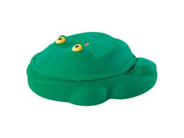 gioco per giardino tavolino sedia e sabbiera rana verde f1