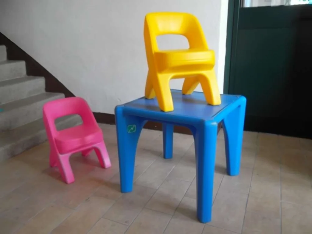 gioco per giardino tavolino sedia e sabbiera tavolo con sedie f3