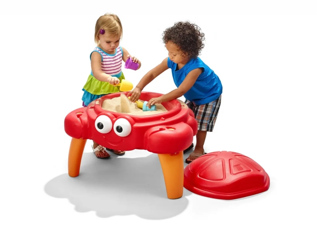 gioco per giardino tavolino sedia e sabbiera tavolo sabbiera granchio f2