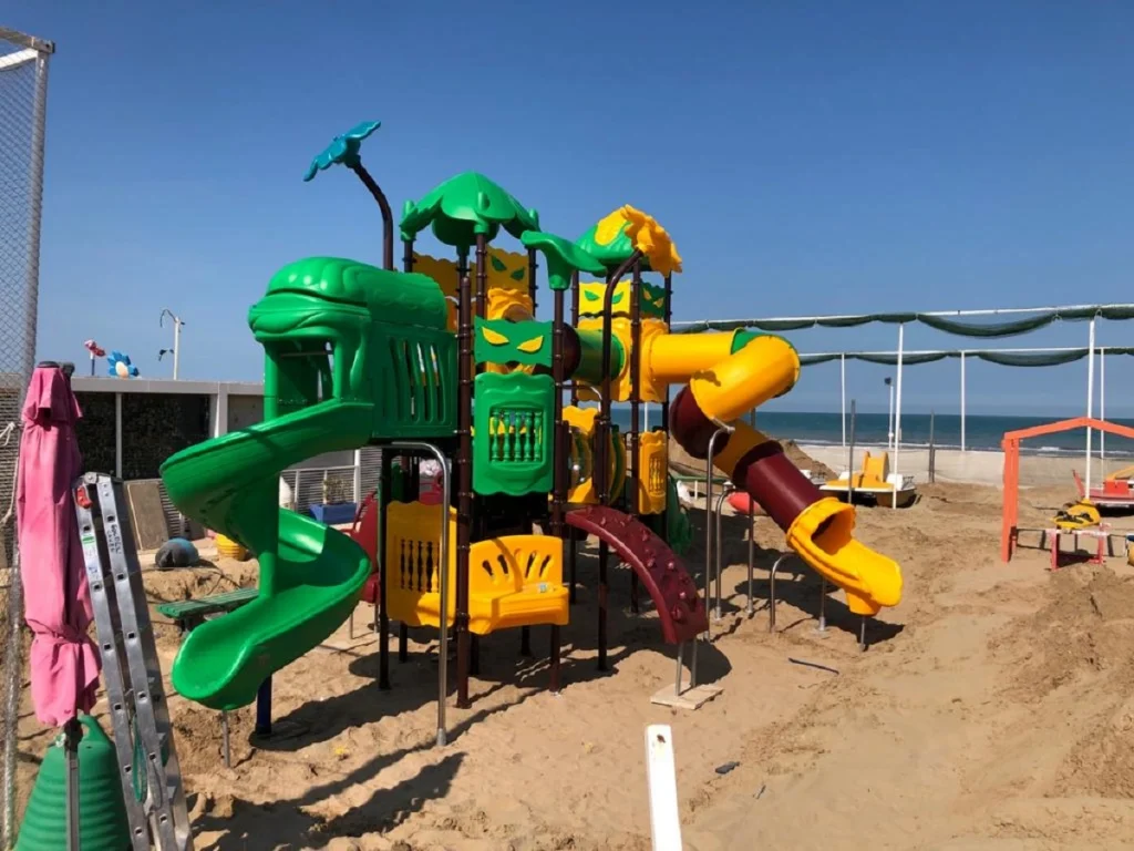 playground per esterno fantacastello malibu jungle f2 stabilimento balneare
