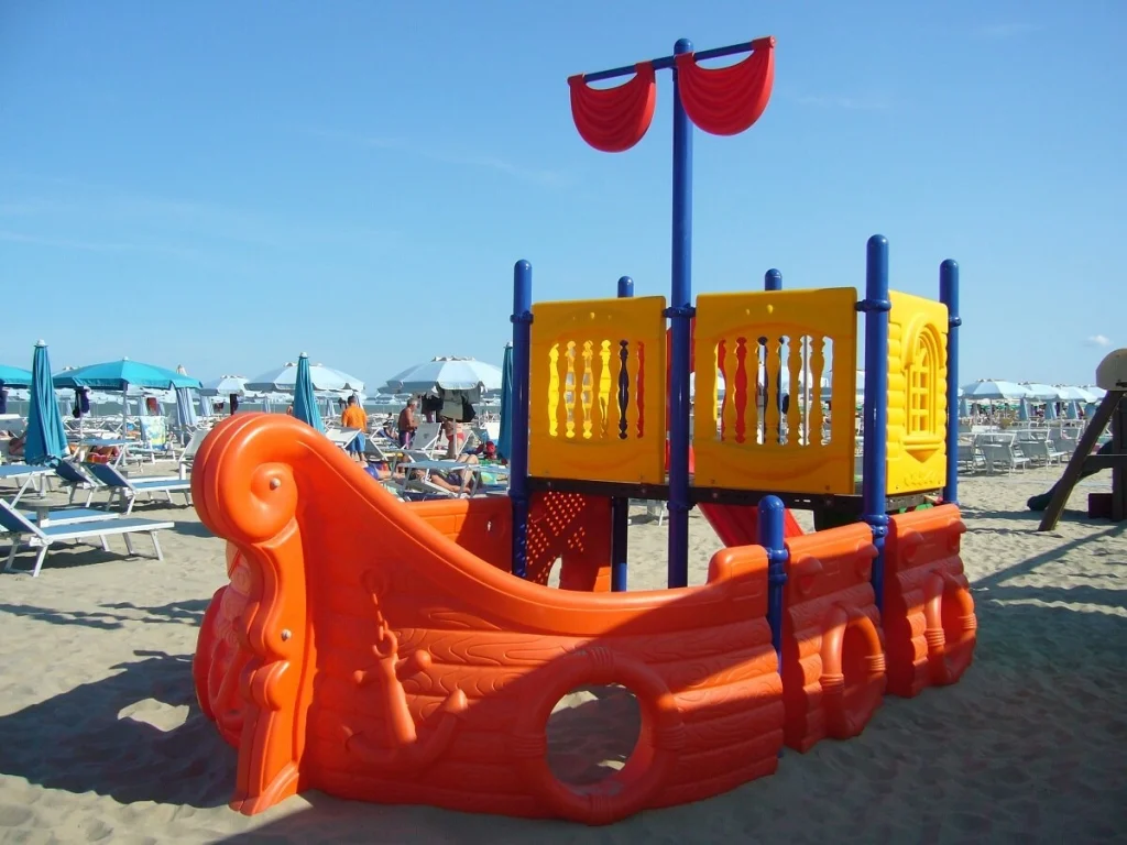 playground per esterno fantacastello pirata f1 stabilimento balneare