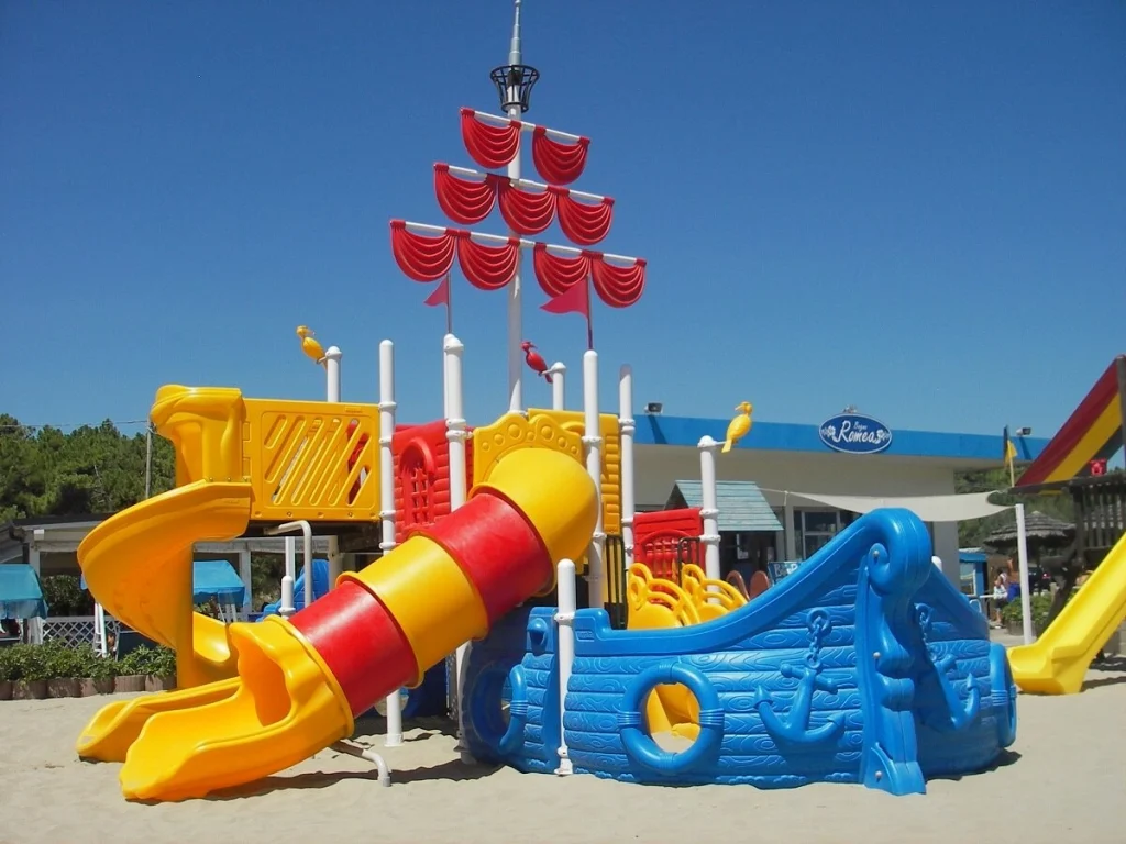 playground per esterno fantacastello pirati color f2 stabilimento balneare