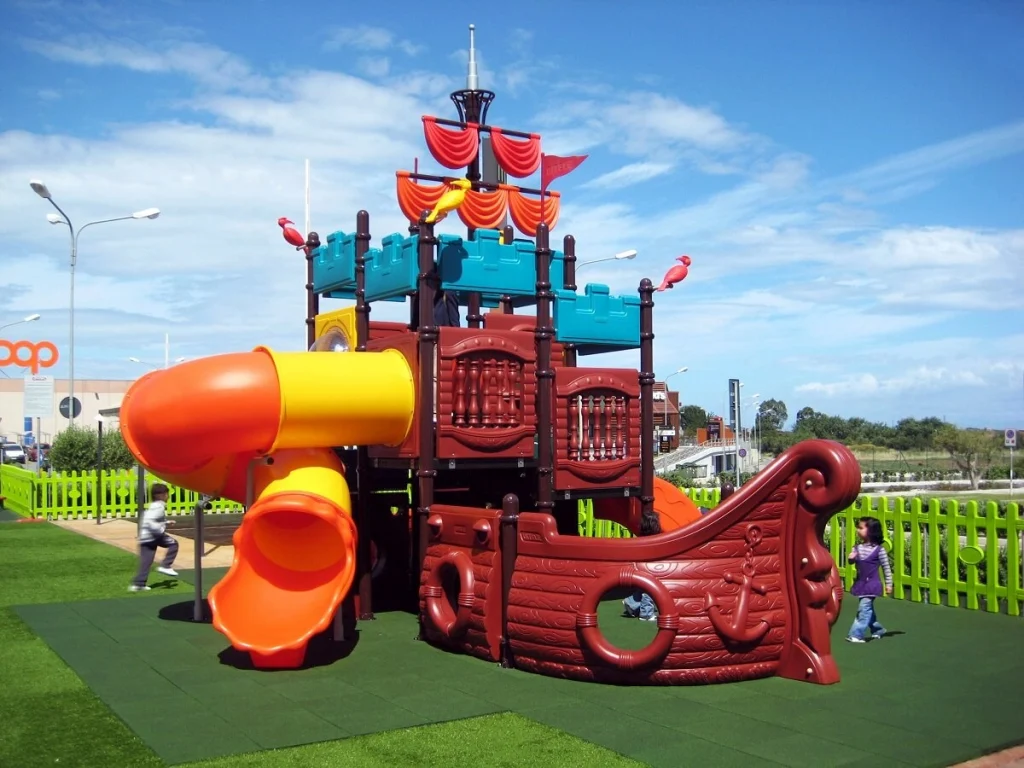 playground per esterno fantacastello pirati dei caraibi f2 centro commerciale