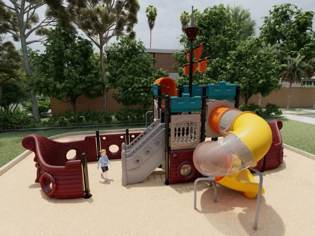 playground per esterno fantacastello pirati dei caraibi maxi d11