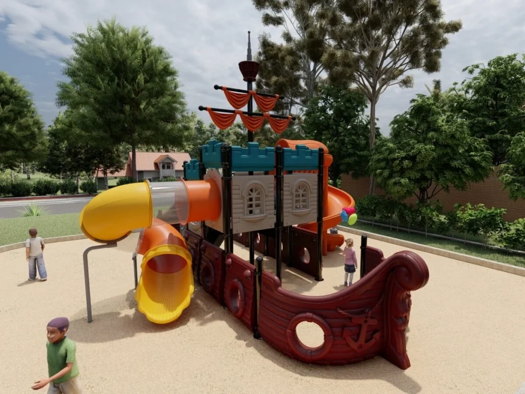 playground per esterno fantacastello pirati dei caraibi maxi d7