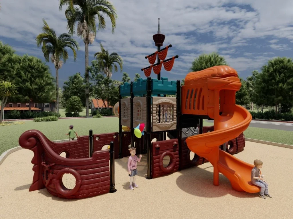 playground per esterno fantacastello pirati dei caraibi maxi d8
