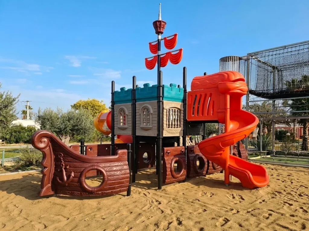 playground per esterno fantacastello pirati dei caraibi maxi f2 campeggio