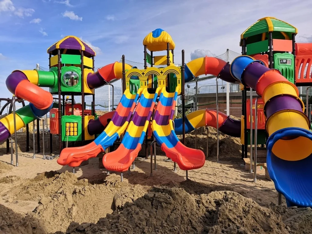 playground per esterno fantacastello polinesia f1 stabilimento balneare