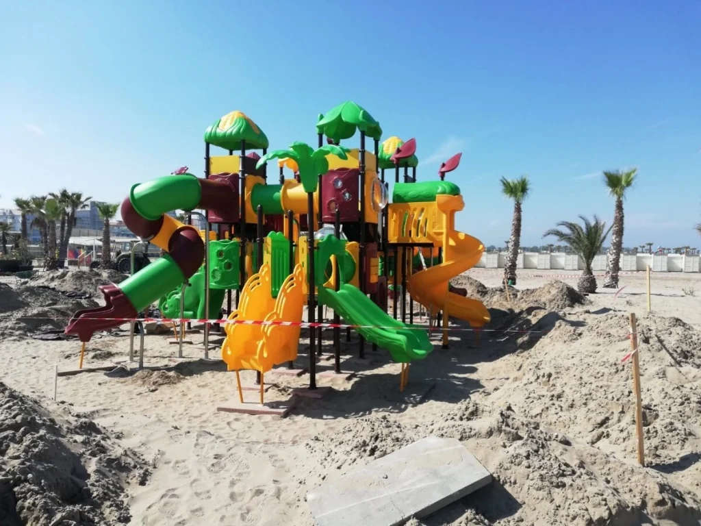 playground per esterno fantacastello samoa f3 stabilimento balneare