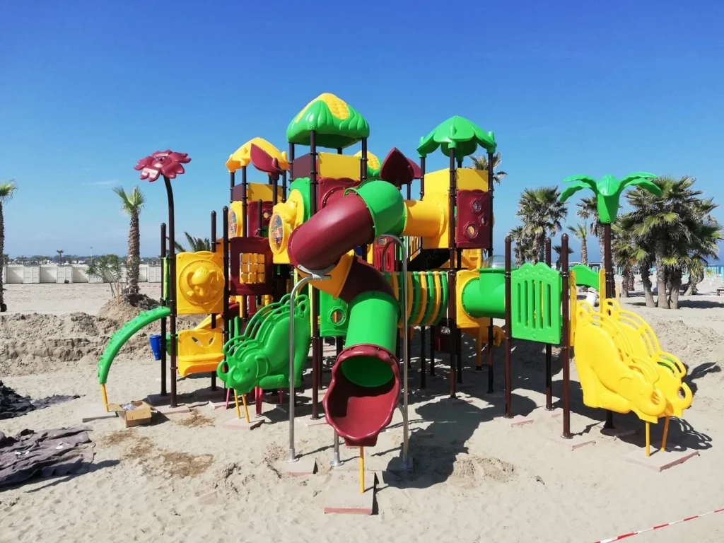 playground per esterno fantacastello samoa f4 stabilimento balneare