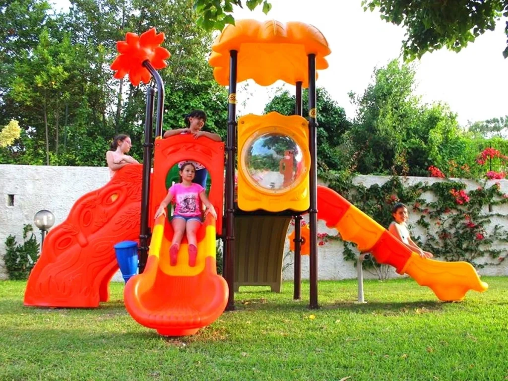 playground per esterno fantacastello sunny flower f1 campeggio