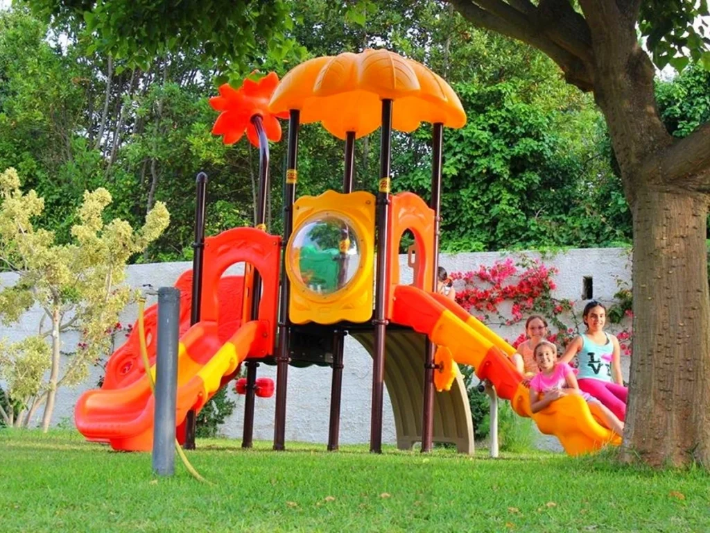 playground per esterno fantacastello sunny flower f2 campeggio