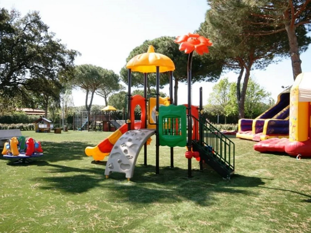 playground per esterno fantacastello sunny flower f3 campeggio