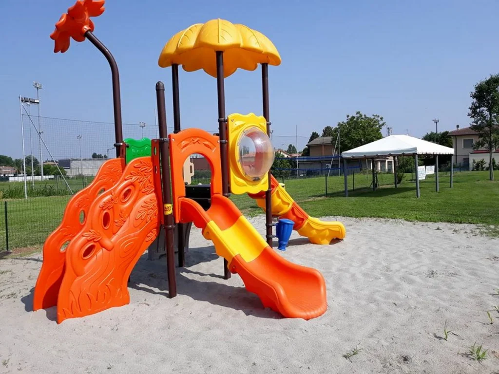 playground per esterno fantacastello sunny flower f4 campeggio