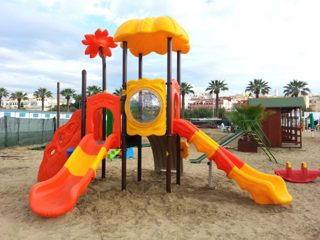 playground per esterno fantacastello sunny flower f5 stabilimento balneare