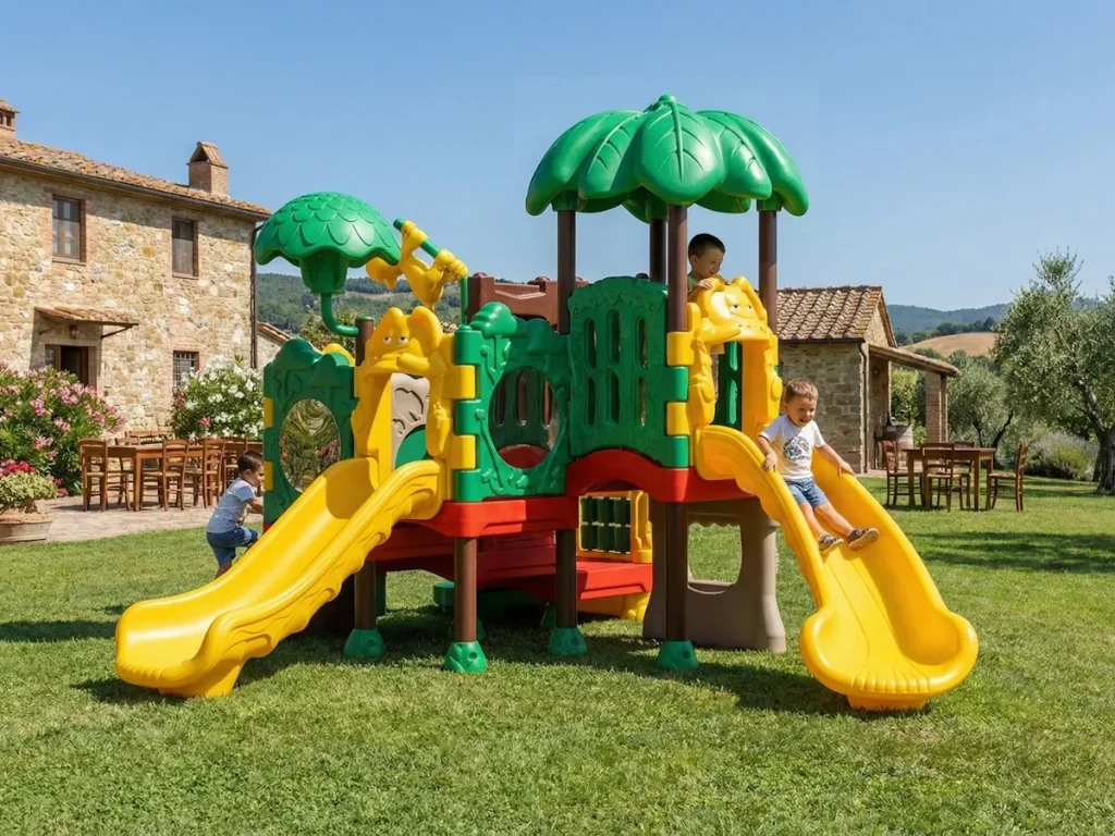 playground per esterno playcenter kidsforest 103 f2 ristorante