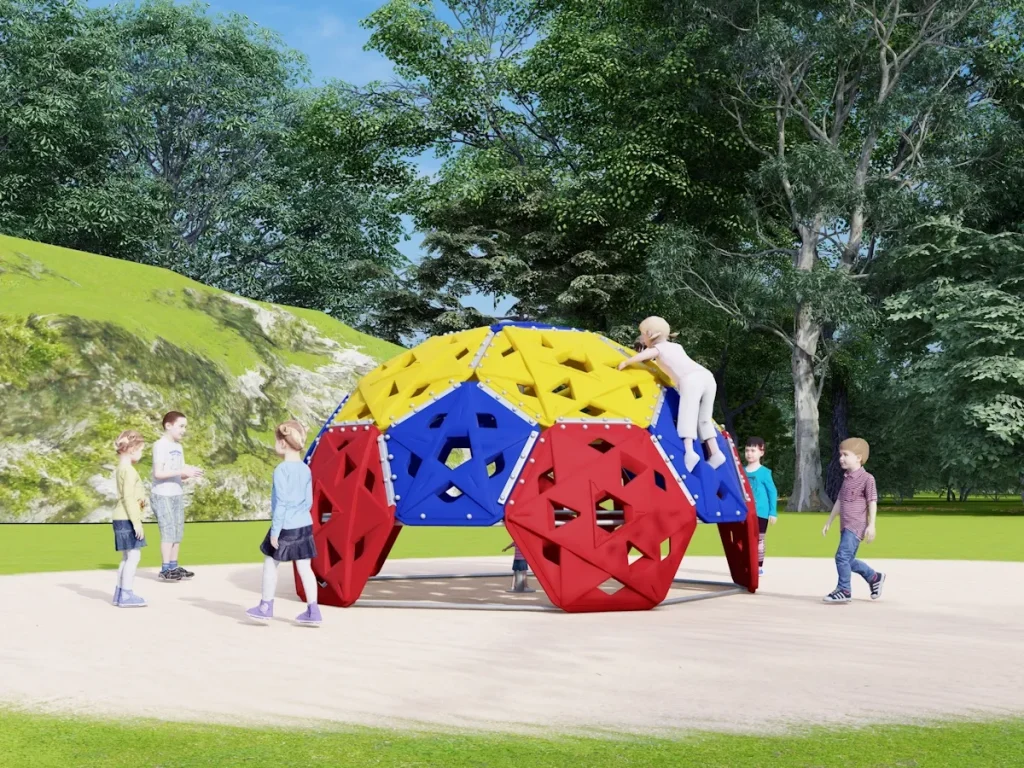 struttura di arrampicata palla bgr d3