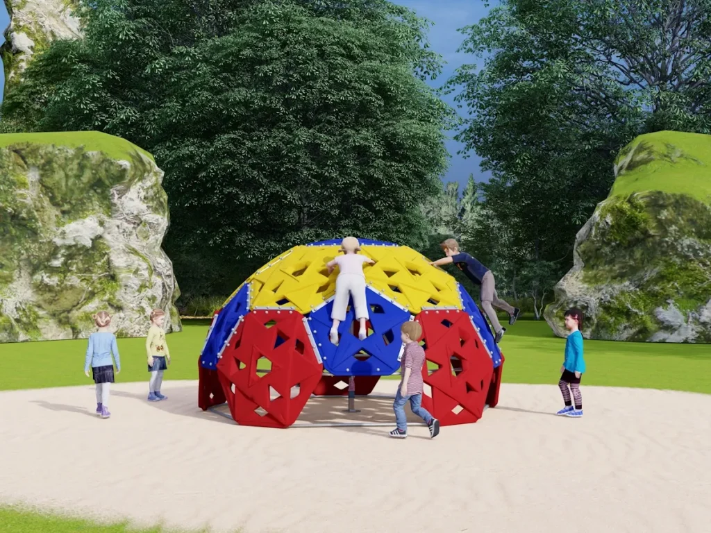 struttura di arrampicata palla bgr d4