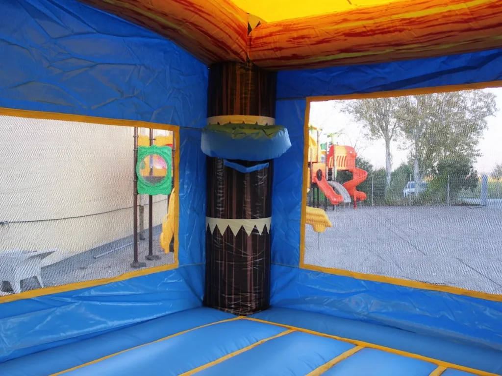 gioco gonfiabile multiattivita bounce and slide dolphin f5 mostra