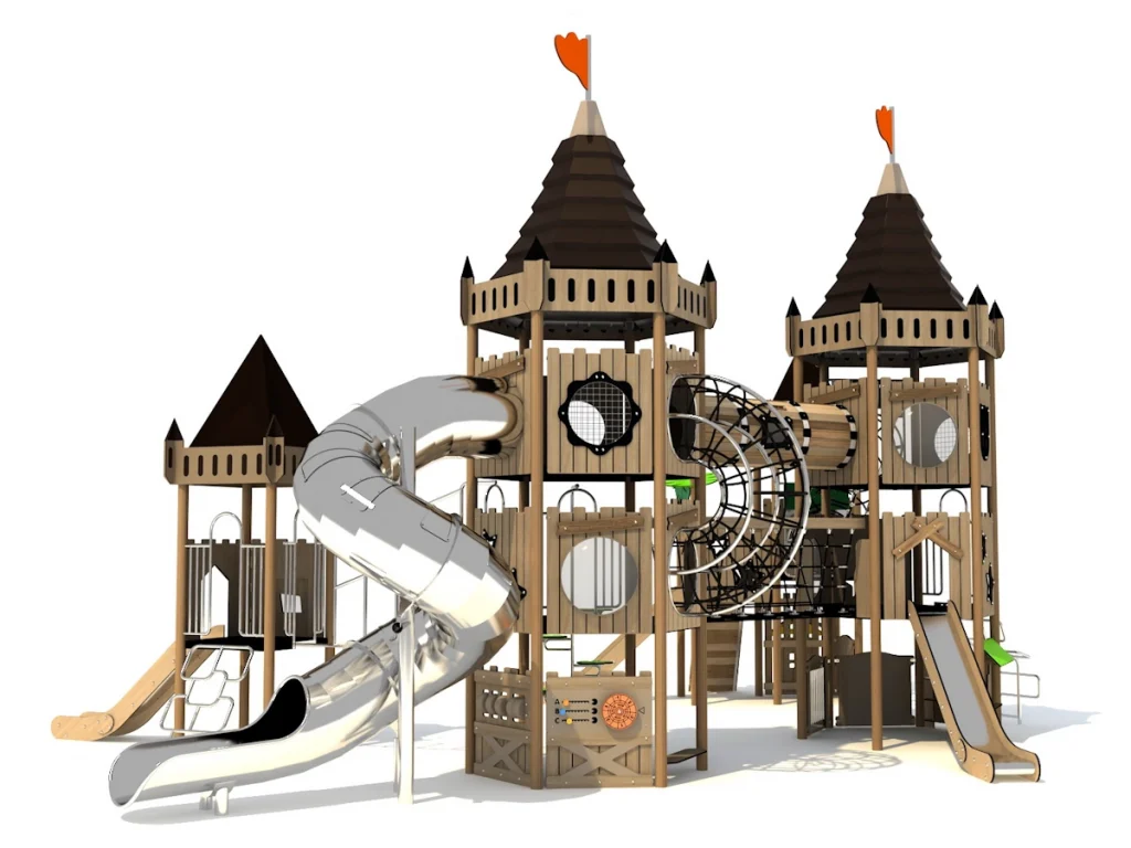 playground per esterno eco wood castle 201 d1