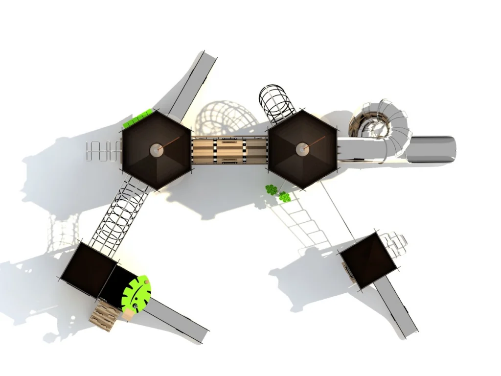 playground per esterno eco wood castle 201 d3