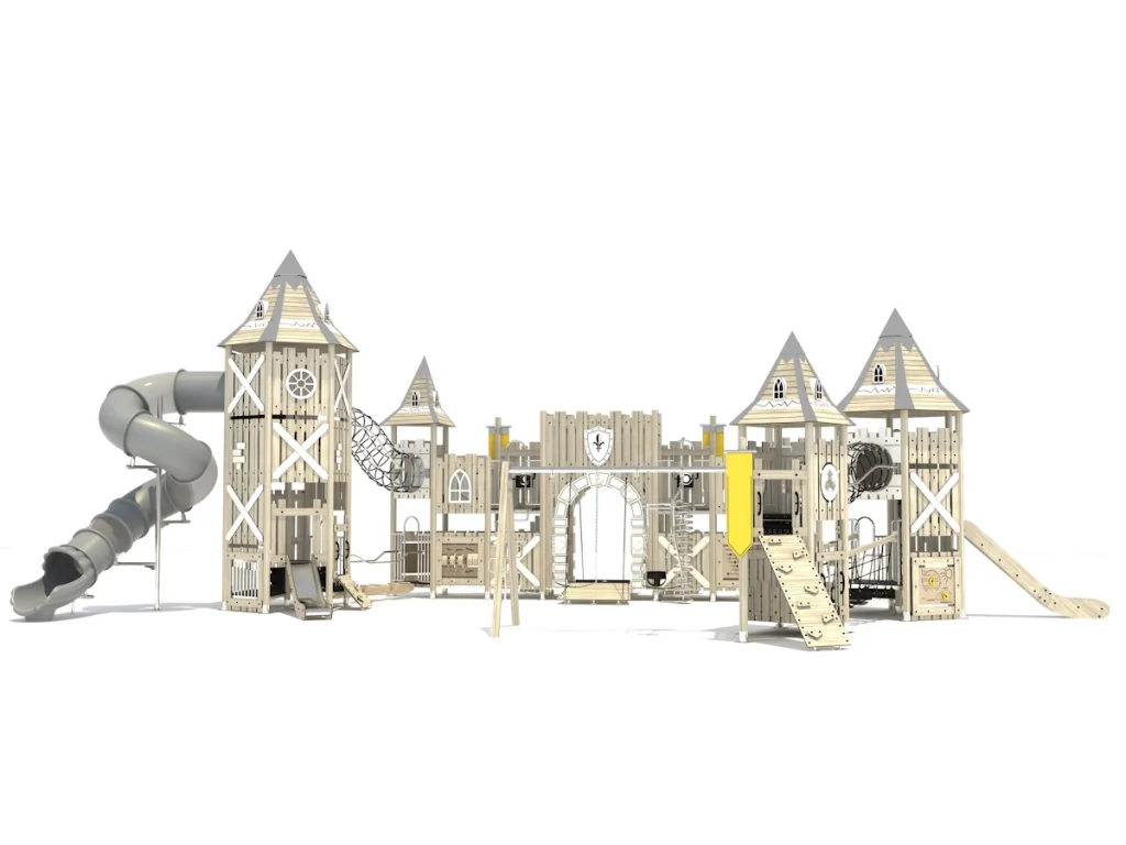 playground per esterno eco wood castle 211 d1