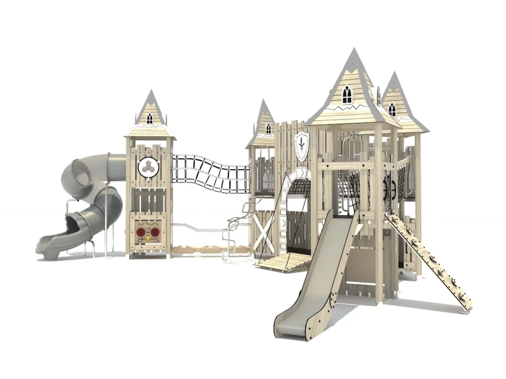 playground per esterno eco wood castle 231 d1