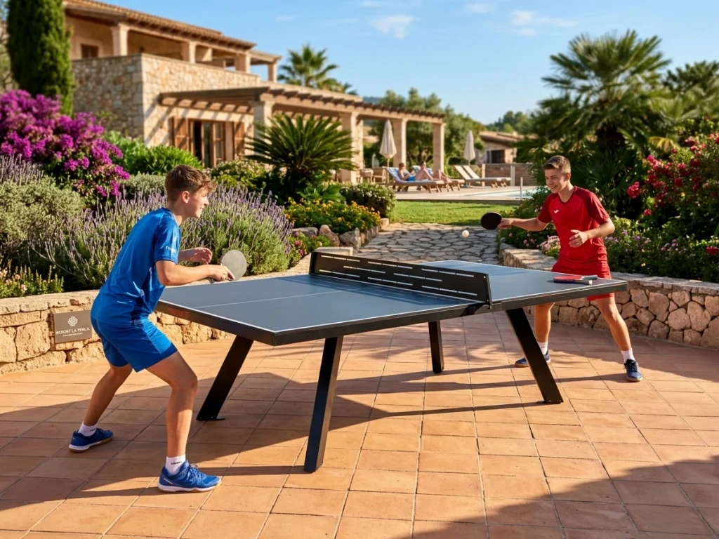 gioco sportivo tavolo ping pong da esterno f4 villaggio turistico