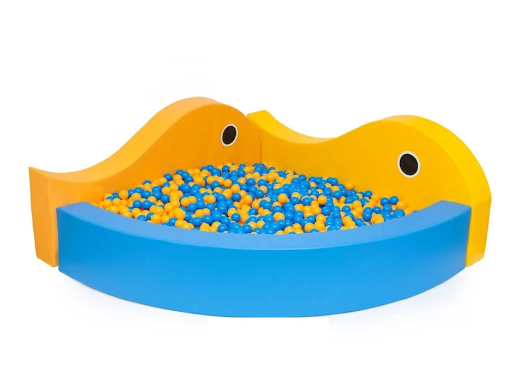 area baby piscina di palline morbida fishes 2000 palline incluse f1