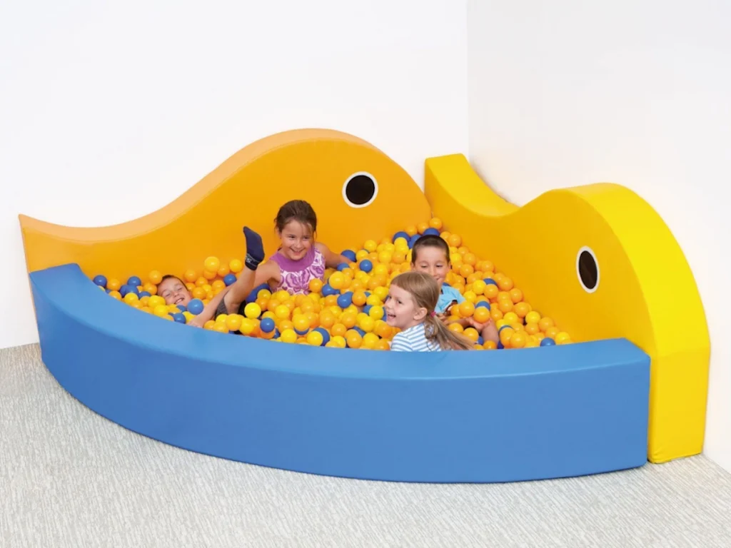 area baby piscina di palline morbida fishes 2000 palline incluse f2