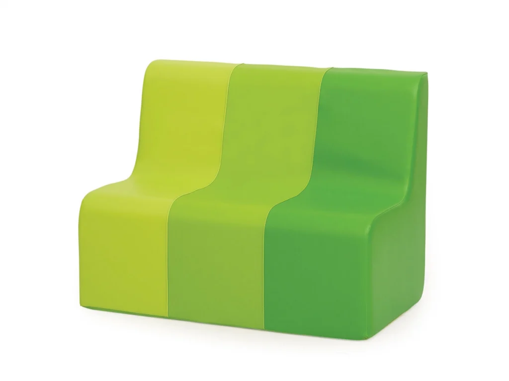 area baby salottino morbido baby relax verde f4