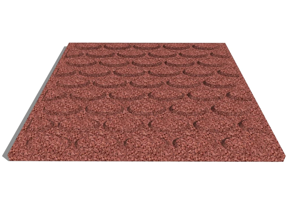 accessorio e ricambio pavimentazione antitrauma da esterno spessore 2 cm d2