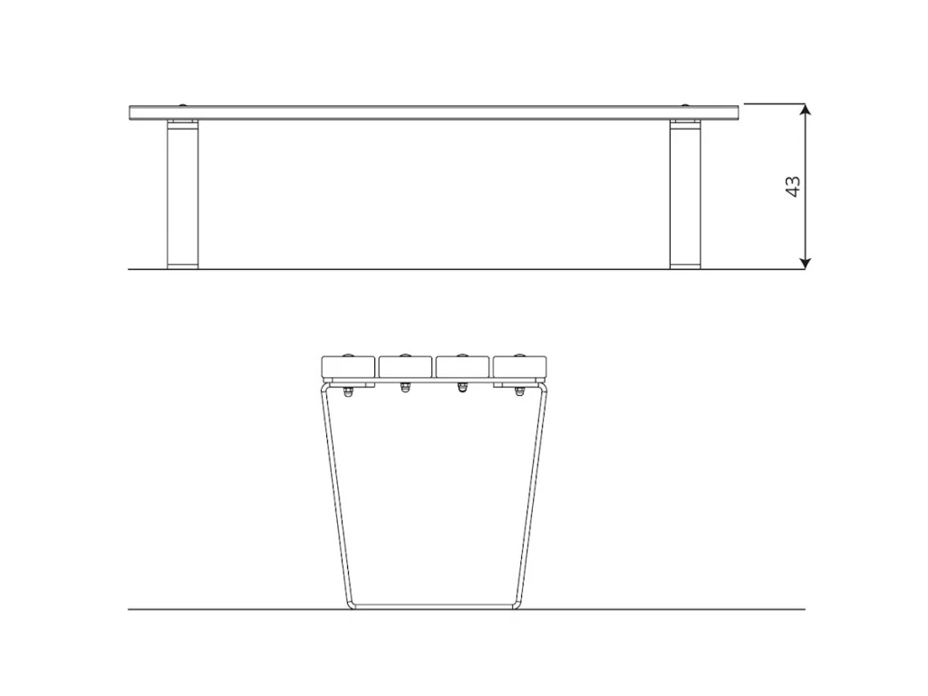arredo urbano panca 0100 d3