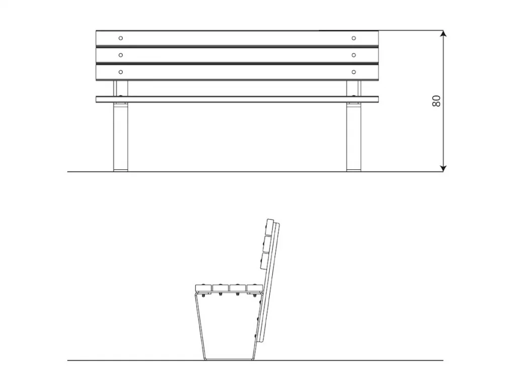 arredo urbano panca 0200 d3