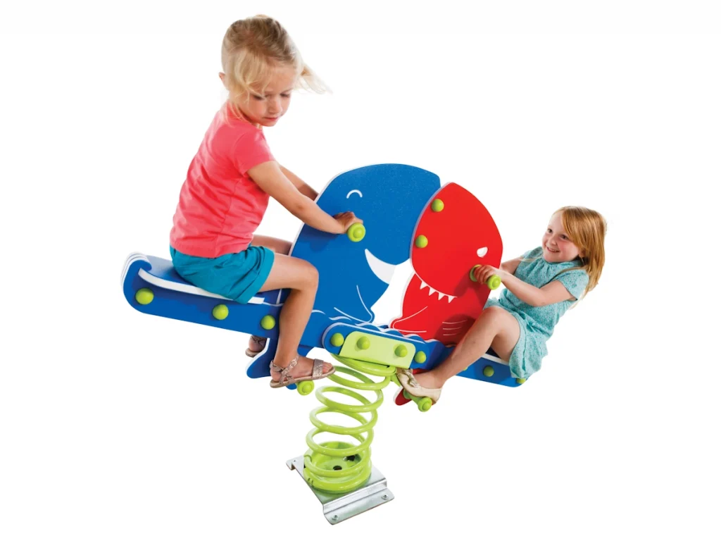 gioco a molla bilanciere a molla hdpe squalo f2