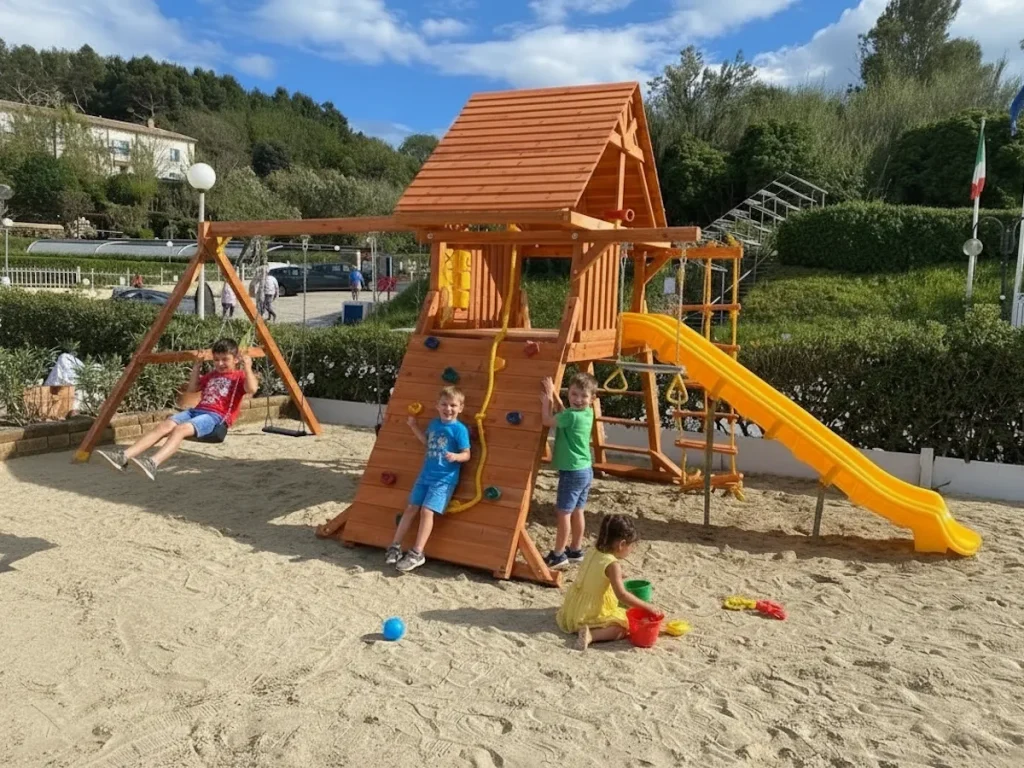 gioco in legno treehouse castle d1