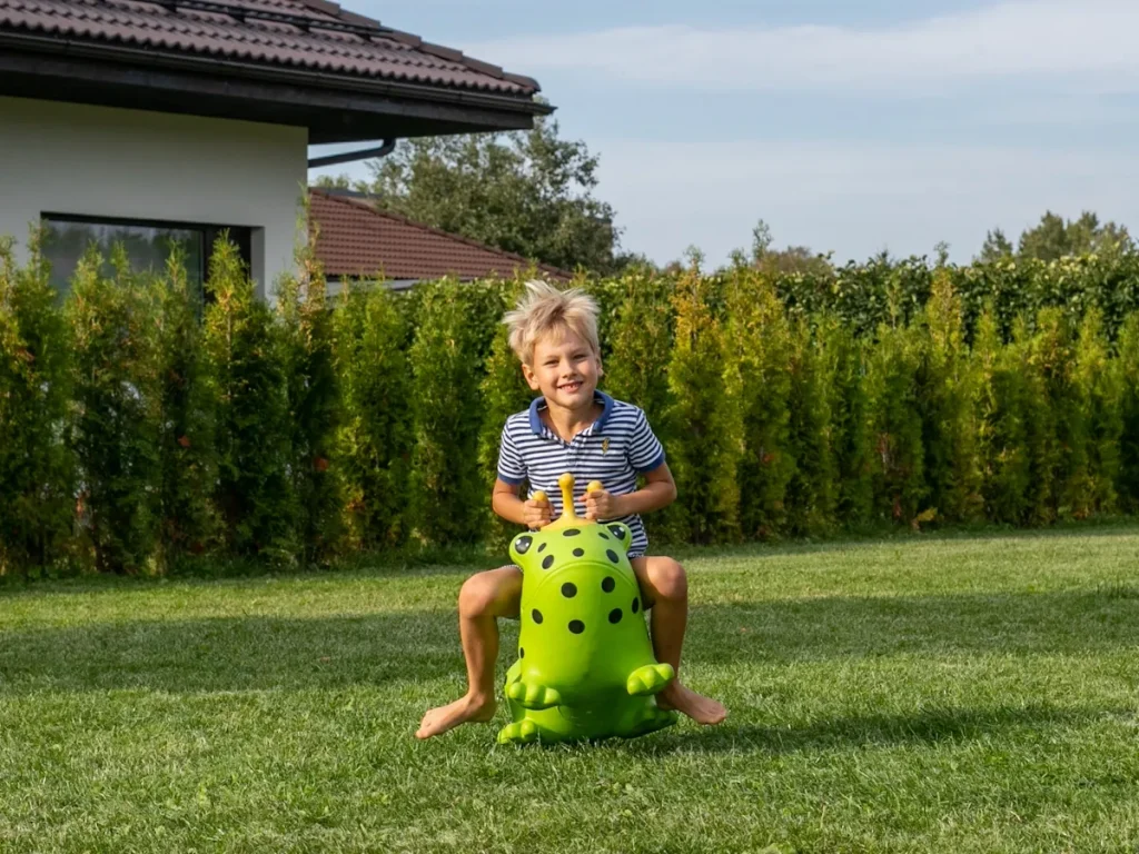 gioco per giardino dondolo gonfiabile cavalcabile my best friend f19