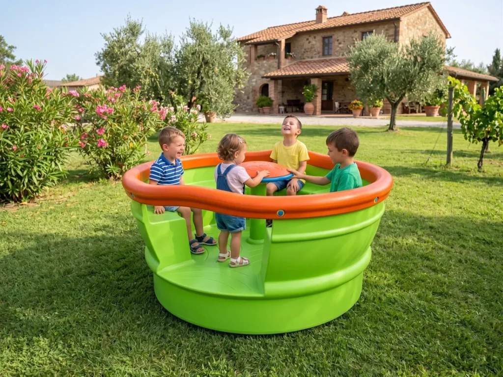 giostra e girello in polietilene f3 agriturismo