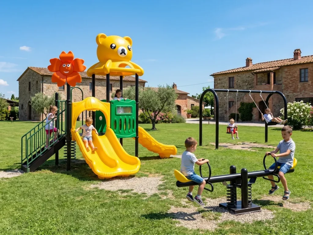 playground per esterno fantacastello teddy bear f4 agriturismo