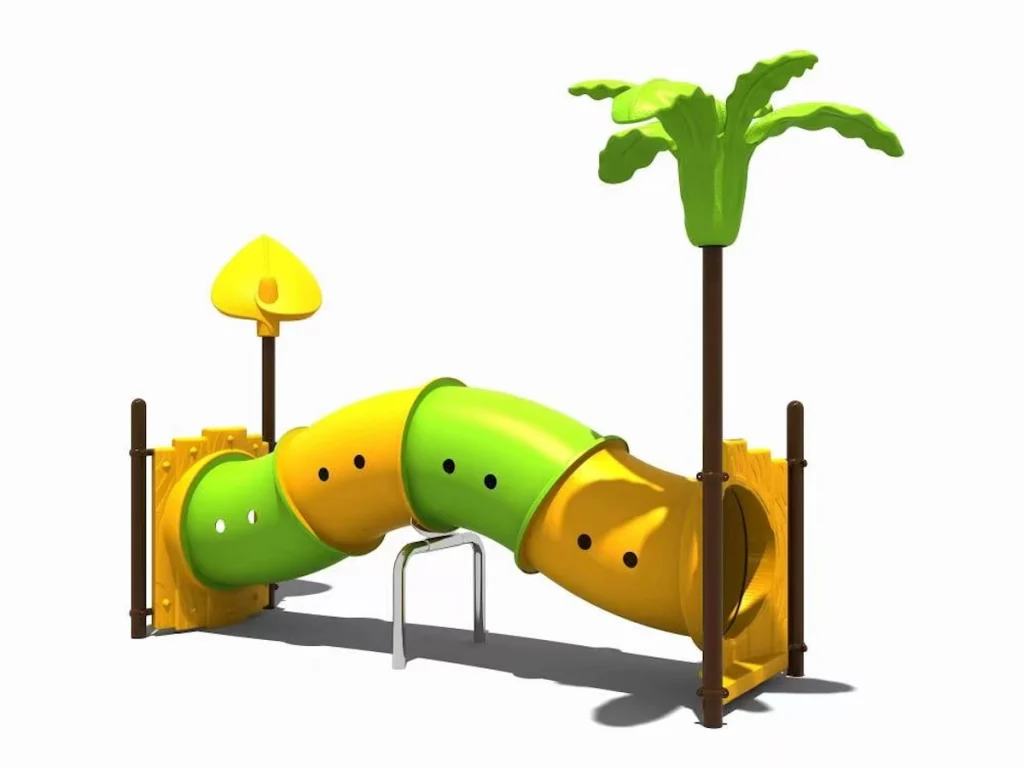 playground per esterno fantacastello tunnel tropical d1