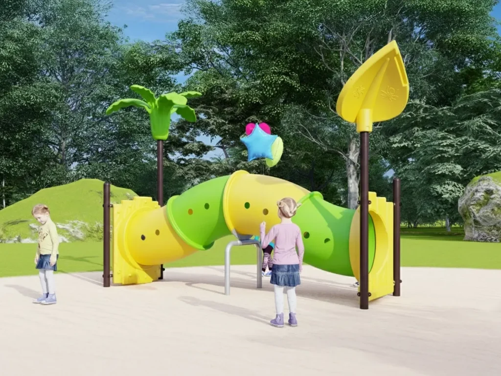playground per esterno fantacastello tunnel tropical d3