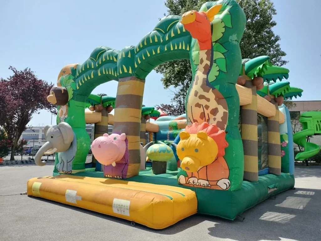 usato gioco gonfiabile multiattivita funny forest vg f3 mostra