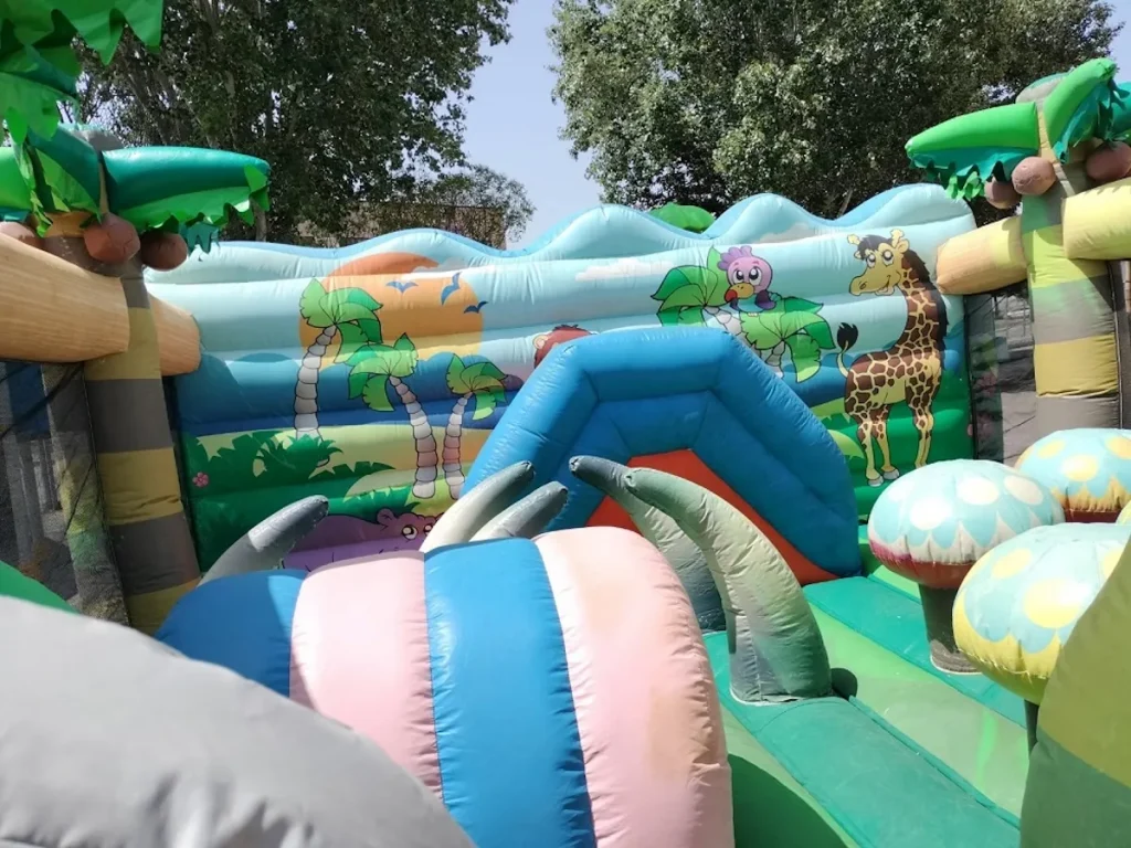 usato gioco gonfiabile multiattivita funny forest vg f7 mostra