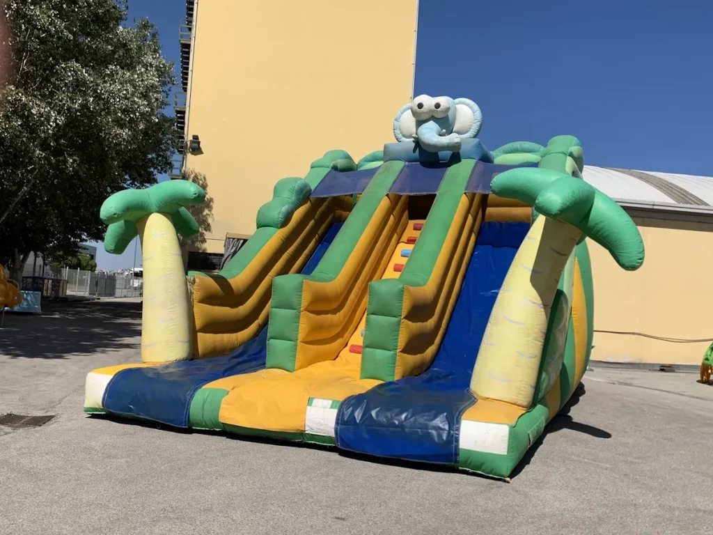 usato gioco gonfiabile scivolo savana slide bc f1 mostra