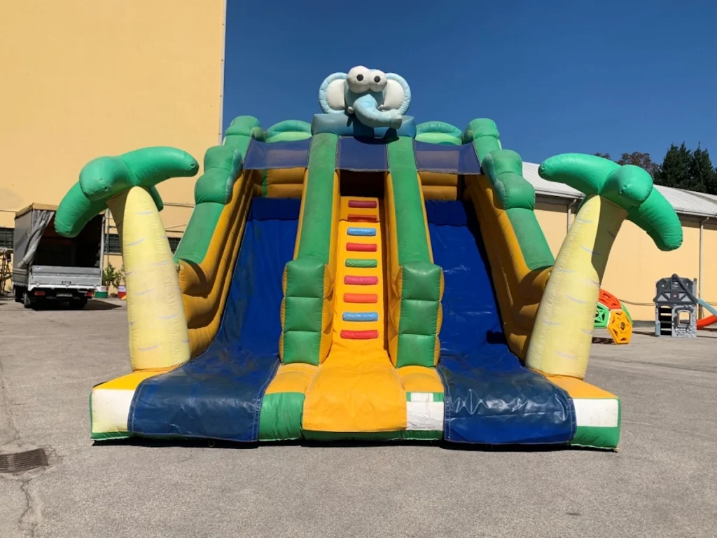 usato gioco gonfiabile scivolo savana slide bc f3 mostra