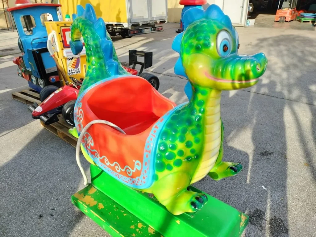 usato kiddie ride draghetto f2 mostra