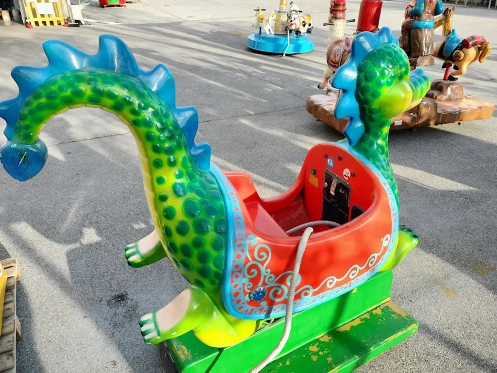 usato kiddie ride draghetto f3 mostra