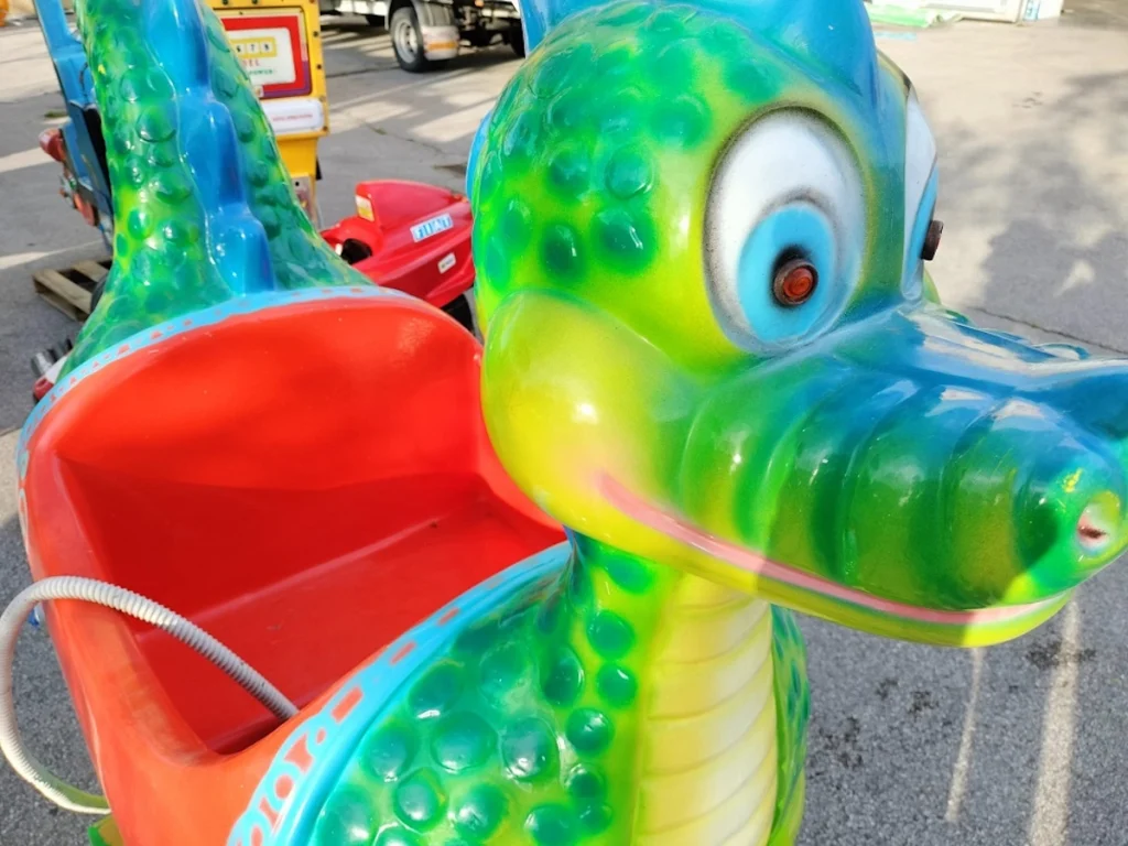 usato kiddie ride draghetto f4 mostra